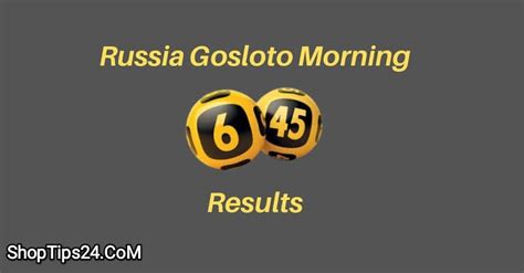 russia gosloto morning results twitter|Russia Gosloto Morning Results: 27 June 2024 .